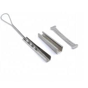 APT prix d'usine câble rond type plat Ftth <span class=keywords><strong>fil</strong></span> d'acier inoxydable FTTH câble de chute pince de tension pour la promotion - Product Image 5