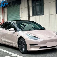 TPU Miroir Rose Voiture Full Body Tint Film Cristal Métal Modifié Autocollants Auto-Guérison Vinyle Wrap Brillant Cristal Rouleau Forme
