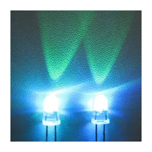 高品质 3毫米 RGB led 7 色快速闪烁照明二极管