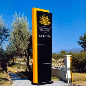Fabricante personalizado grande Wayfinding Sign Business Sign Walking Street Advertising Board Road Outdoor Pylon Sign - Product Image 3