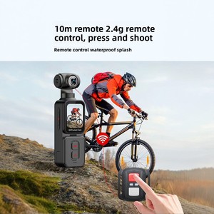 กล้องกีฬา K28 HD 5K รองรับการใช้งานกลางแจ้ง แบบพกพา หน้าจอ 1.69 นิ้ว พร้อมเลนส์หมุนได้ รองรับการ์ด TF ความละเอียด HD 5K - Product Image 3