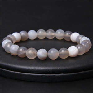 8mm Naturel Oeil De Tigre Gemme Bracelet Soulagement Du Stress Yoga Méditation Bracelet Réglable Anxiété Guérison Cristal Bracelet - Product Image 3