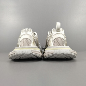 Zapatillas Deportivas Transpirables de Malla Blanca con Cordones, Punta Redonda, Zapatos de Moda Ligeros para Caminar, Entresuela Cómoda, Diseño Inspirado en Diseñadores - Product Image 3
