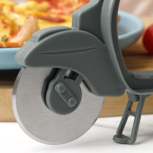 Couteau à <span class=keywords><strong>pizza</strong></span> circulaire créatif pour moto, coupe-tarte en acier inoxydable, roulette à <span class=keywords><strong>pizza</strong></span> pour pizzas et crêpes - Product Image 5