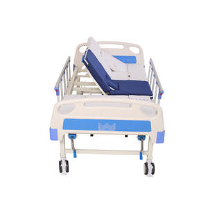 سرير تمريض مستشفى نصف منحني متعدد الوظائف يدوي عائلي منخفض التكلفة عالي الجودة مع سرير للمريض - Product Image 4