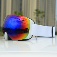 Lunettes de Ski à Double couche Anti-brouillard, lunettes de neige de qualité supérieure, personnalisées, en stock