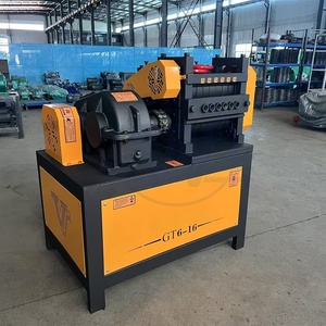 Machine de redressage et de coupe pour barres d'acier, tiges et bobines de fer à béton - Product Image 1