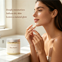 ETRUN ALISA Beurre de Karité Pur Non Raffiné Marque Privée pour Peau, Cheveux et Corps – Idéal pour la Fabrication de Beurres Corporels, Lotions et Soins Capillaires DIY