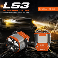 Nouveau projecteur laser Bi-LED pour voiture, lentille de 3 pouces, 80W, lumière blanche 6000K, contrôle précis du faisceau, kit de rénovation universel pour la rénovation des phares