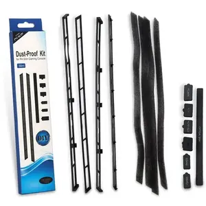 Kits anti-poussière pour PS4 Pro/Slim Dust Prevention Cover pour Sony <span class=keywords><strong>Playstation</strong></span> <span class=keywords><strong>4</strong></span> Console Anti-poussière Mesh Jack Stopper <span class=keywords><strong>Pack</strong></span> - Product Image 4
