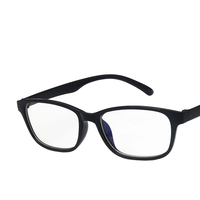 3028 Monture de Lunettes Anti-Lumière Bleue Tendance et Solide Sans Ordonnance pour Hommes et Femmes, Protection Oculaire pour Téléphone et Ordinateur