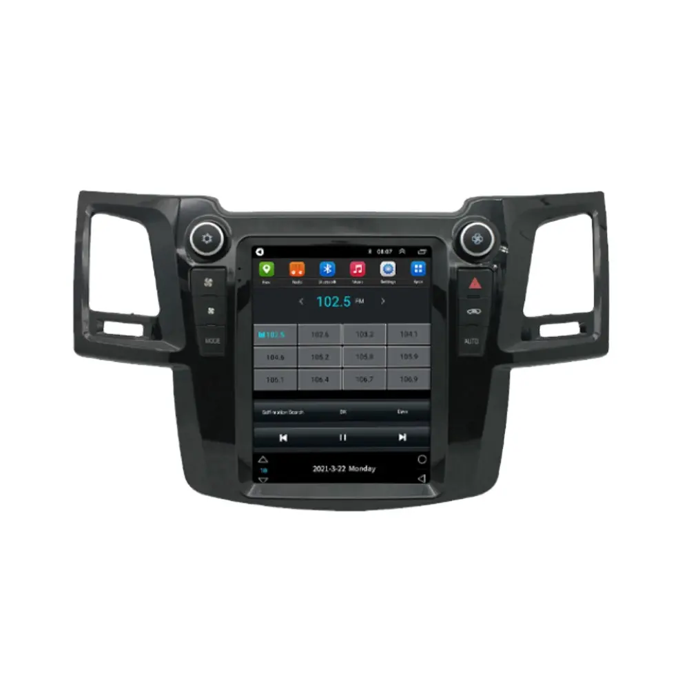 Kirinavi para Toyota Fortuner Hilux 2007-2015 Android 11 coche Radio DVD Video Multimedia Auto GPS de navegación estéreo 4G WIFI DSP