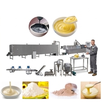 Machine de fabrication de poudre nutritionnelle 300 kg/h entièrement automatique en acier inoxydable pour porridge instantané, amidon de maïs, farine de céréales