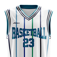 Akilex kostum putih seragam basket 100% poliester celana pendek latihan Oem Sercive sublimasi seragam basket