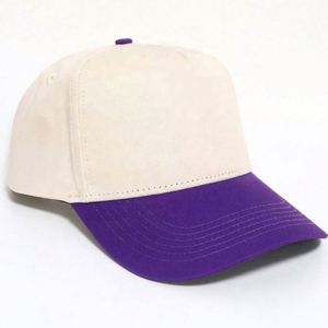 Quality 100% Cotton Twill Soft Material Curved 5 Panel 3D Flat Baseball Caps Custom Embroidery Logo Unisex 2 Tone Colors <b>Hats</b> - Product Image 5