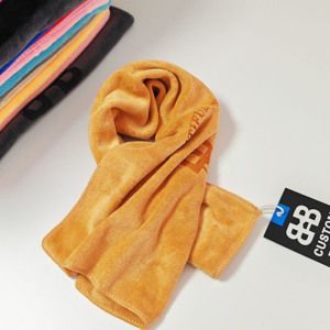 Toalla <span class=keywords><strong>de</strong></span> <span class=keywords><strong>Rally</strong></span> <span class=keywords><strong>de</strong></span> microfibra personalizada, Toalla <span class=keywords><strong>de</strong></span> playa <span class=keywords><strong>de</strong></span> poliéster para gimnasio y Yoga con logotipo bordado, patrón comprimido y personalizable - Product Image 4