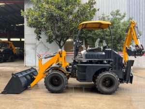Minicargadora Retroexcavadora Hidráulica Diesel Archer de Venta Caliente <span class=keywords><strong>con</strong></span> Bomba Hidráulica, <span class=keywords><strong>Pala</strong></span> Delantera y <span class=keywords><strong>Excavadora</strong></span> Trasera, Tracción 4x4 - Product Image 5