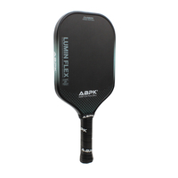 Raquette de pickleball ABPK Lumin Flex approuvée par l'USAPA, carbone forgé, noyau en mousse, 16 mm, temps de frappe long, haute rotation.