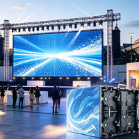 Pantalla LED de Alquiler para Exteriores TOPvision P3.91 P4.81 P5.95, 500x1000mm, IP65 Impermeable, Alta Definición, para Exposiciones y Ferias