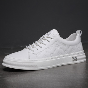 Chaussures décontractées en cuir véritable pour hommes, taille 47 extra large, en cuir de vachette, résistantes à l'usure et antidérapantes, modèle 2026 - Product Image 3