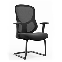 Chaise d'ordinateur de bureau confortable pour personnel sédentaire, chaise pivotante à hauteur réglable, chaise en tissu maille respirante