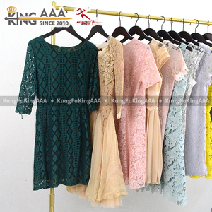 Robes Courtes en Coton Vintage pour Femmes KingAAA, Couleurs Assorties, Vêtements d'Occasion en Gros, Robes de Plage d'Été en Gros - Product Image 2