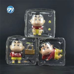 Statuetta Modello Collezionabile di Shinnosuke Crayon Shinchan Rilassato in Posizione Laterale con Scatola - Product Image 1