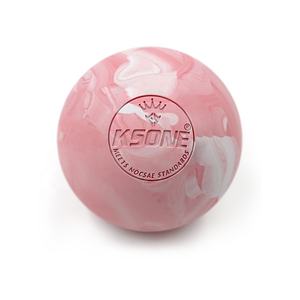 Yoga quiropráctica física goma Fitness logotipo personalizado diseño terapia mármol Color mezclado duro suave automasajeador bola - Product Image 4