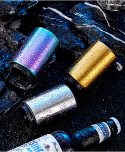 Nuovo Apribottiglie Automatico per Birra, Apribottiglie Magnetico per Vino in Acciaio Inox, Utensile da Cucina e Bar, Apri Bottiglie a Pressione - Product Image 2