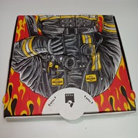 Cajas de Pizza Grandes de Cartón Corrugado Ecológico Personalizadas SP2708 para Comida Rápida, Catering y Comida para Llevar