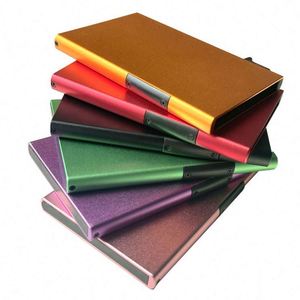 Custom <b>Smart</b> for Minimalist Eco-Friendly Credit Card Holder RFID Block Slim Microfiber Design Silk Screen Promotional Gift - Product Image 2