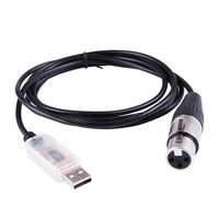 Adaptateur d'interface USB vers DMX LED DMX512 Ordinateur PC Stage Lighting3696