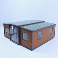 Petite Maison Modèle Mobile avec Salle de Bains Prêt à Expédier 20FT 40ft Maison Conteneur Extensible Maison Préfabriquée 2 3 4 Chambres à Coucher