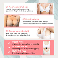 Ensemble d'amélioration des seins Offre Spéciale, soin raffermissant des seins, Massage, Lifting, crème rapide avec Patch de poitrine précédent