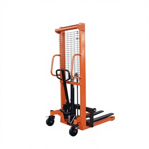 <span class=keywords><strong>Forklift</strong></span> Stacker Hidrolik <span class=keywords><strong>Manual</strong></span> Baru 2 Ton Roda PU Tinggi Angkat Maksimal 1600mm Tipe C Baja untuk Medan Kasar Indoor/Outdoor - Product Image 3