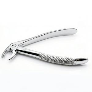 Tarrant Global PF-14 Pince d'extraction dentaire pédiatrique manuelle, petite taille, bec dentelé, poignée ergonomique, 3 mâchoires, poignée texturée - Product Image 1
