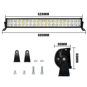 신제품 120W LED 라이트 바 led 라이트 바 오프로드 자동차 라이트 액세서리 led