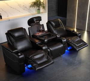 Ensemble de meubles de cinéma maison confortables et élégants, style tendance populaire, pour l'école, l'hôtel, la maison, équipement de charge, visionnage de films - Product Image 6