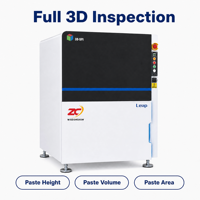 Máquina de Inspección de Pasta de Soldadura 3D SPI de Alta Precisión, Nuevo Estilo, con Programa de IA, Rep. de Altura 20um 1um, 01005 008004, para Línea SMT