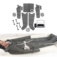 Masseur pneumatique à compression à 4 chambres VU avec pression réglable pour la thérapie de compression corporelle complète et le drainage lymphatique