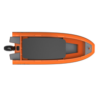 Perahu Pancing Konsol Tengah Aluminium PL680 150HP 12-Orang, Harga Murah 2024, CE Polyurea EVA Deep V Hull