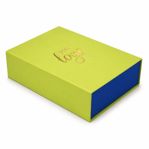 Boîte rigide de style <span class=keywords><strong>livre</strong></span> personnalisée avec rabat magnétique <span class=keywords><strong>pour</strong></span> emballage de luxe, inserts et cadeaux promotionnels - Product Image 1