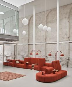 Ensemble de canapés modulaires pour salle d'attente, hôtel, espace public et bureau à domicile, mobilier de réception de bureau moderne - Product Image 5