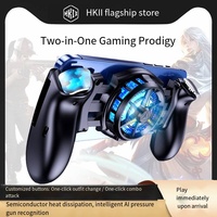 Manette de jeu JK02 à refroidissement semi-conducteur D8 pour téléphone portable compatible, dissipation thermique, moteur à vibration, ergonomique