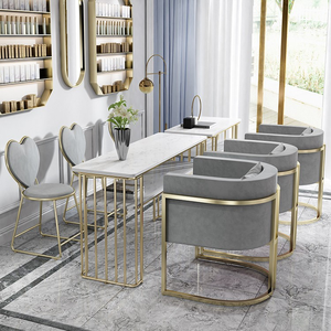 Hot Sale Luxury Modern Furniture <b>Nails</b> Equipment Chair <b>Nail</b> Salon Chairs for Manicure <b>Table</b> - Product Image 6