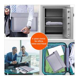 CUSTOM Premium <b>Fireproof</b> Custom Fire Resistant A5 <b>Document</b> Bag Money Storage Safety Fire Storage <b>Box</b> Factory Price Filing - Product Image 6