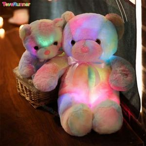 ตุ๊กตาหมีนุ่มนิ่ม ไฟ LED ชาร์จ USB ได้ หลากสีสัน ของขวัญวันเกิด บรรเทาความเครียด ของขวัญสำหรับเด็ก - Product Image 3
