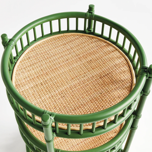 Chariot de bar en rotin écologique fait à la main chariot en osier de style bohème pour la décoration intérieure vente en gros de matériaux naturels du Vietnam - Product Image 3