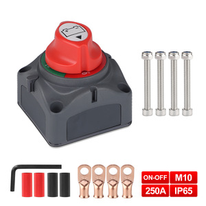 Interruptor automático M10 250A IP65, kit de desconexión de batería para autos, camiones, barcos, yates - Product Image 2