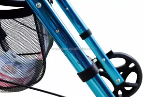 SUNCARE Hot Selling Modern Customization Aluminum Elderly Care Products Rollator with <strong>Chair</strong> <strong>Mobility</strong> - Product Image 3